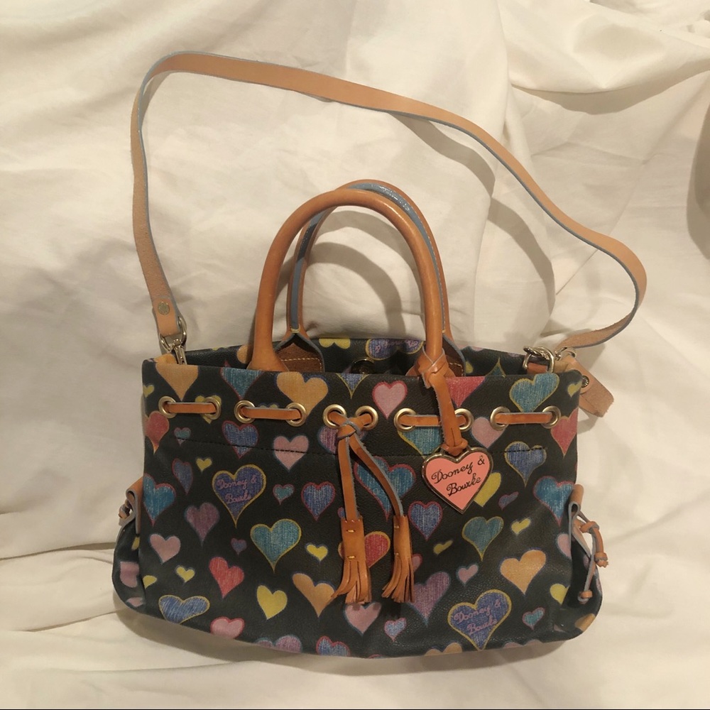 Vintage Dooney & Bourke heart purse